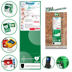 Zona Cardioprotegida Saver One D Aivia.Net Gsm 112